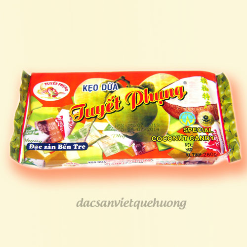 Kẹo dừa Tuyết Phụng - Cơ Sở Bánh Kẹo Quê Hương